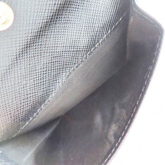 Auth Prada - Black Leather Bifold #79291P32B - Picture 4 of 7
